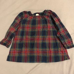 Hanna Andersson plaid tunic